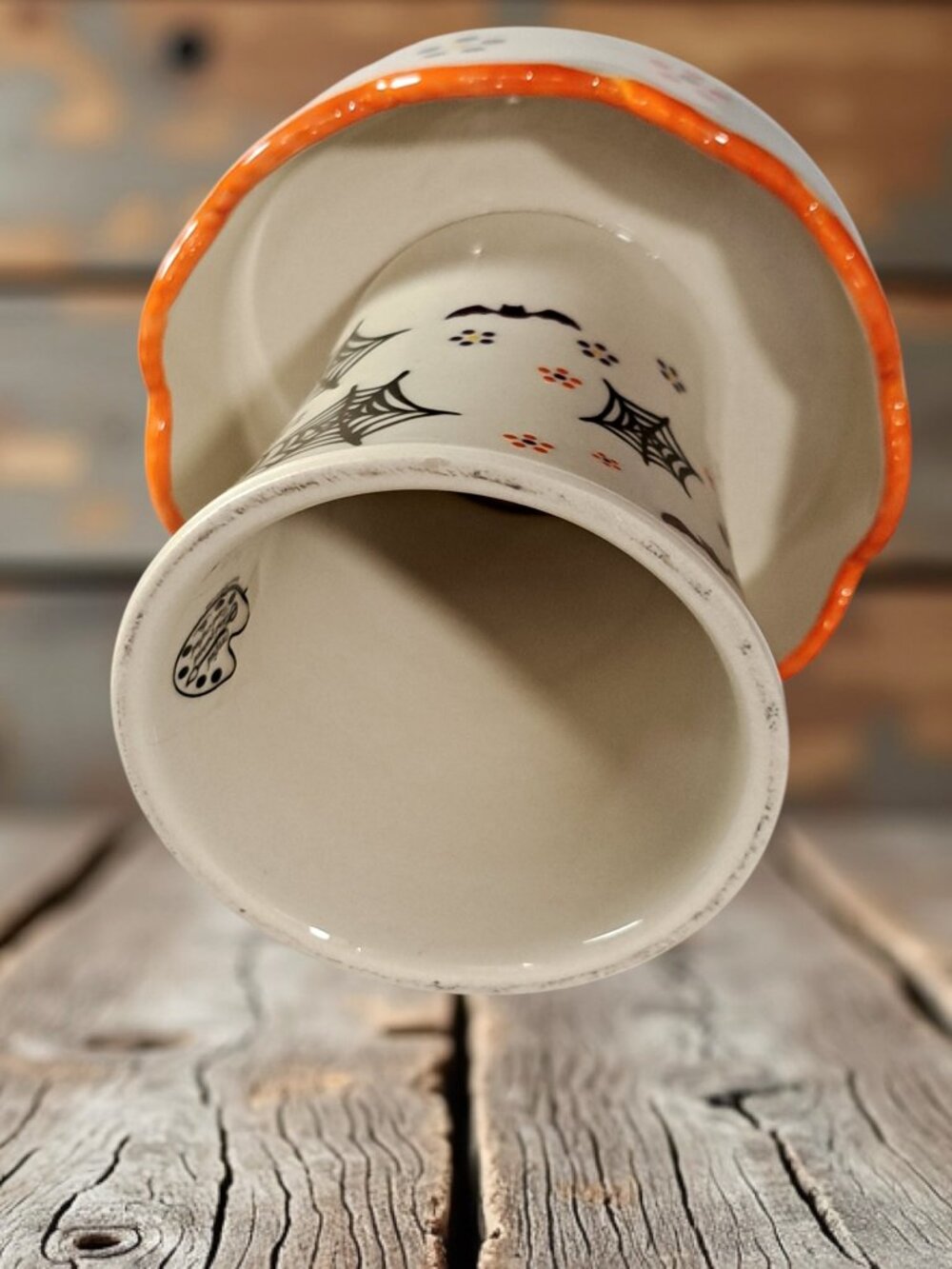 Temp-tations By Tara Halloween Boofetti Cupcake Candle Stand Hand Painted - Picture 4 of 14